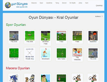 Tablet Screenshot of oyunlar.info